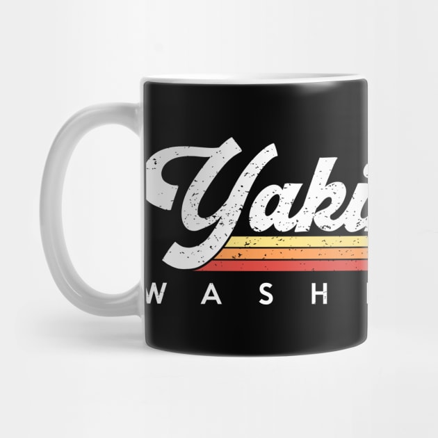 Yakima Washington - Retro Design by Sachpica